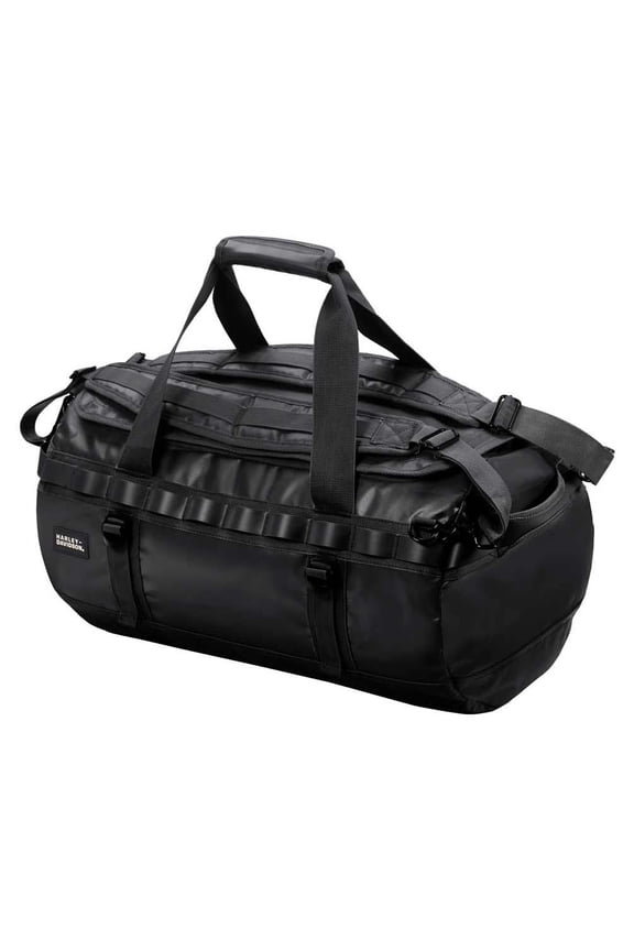 Water-Resistant Functional Hybrid Duffel Bag/Backpack - Black, Harley Davidson