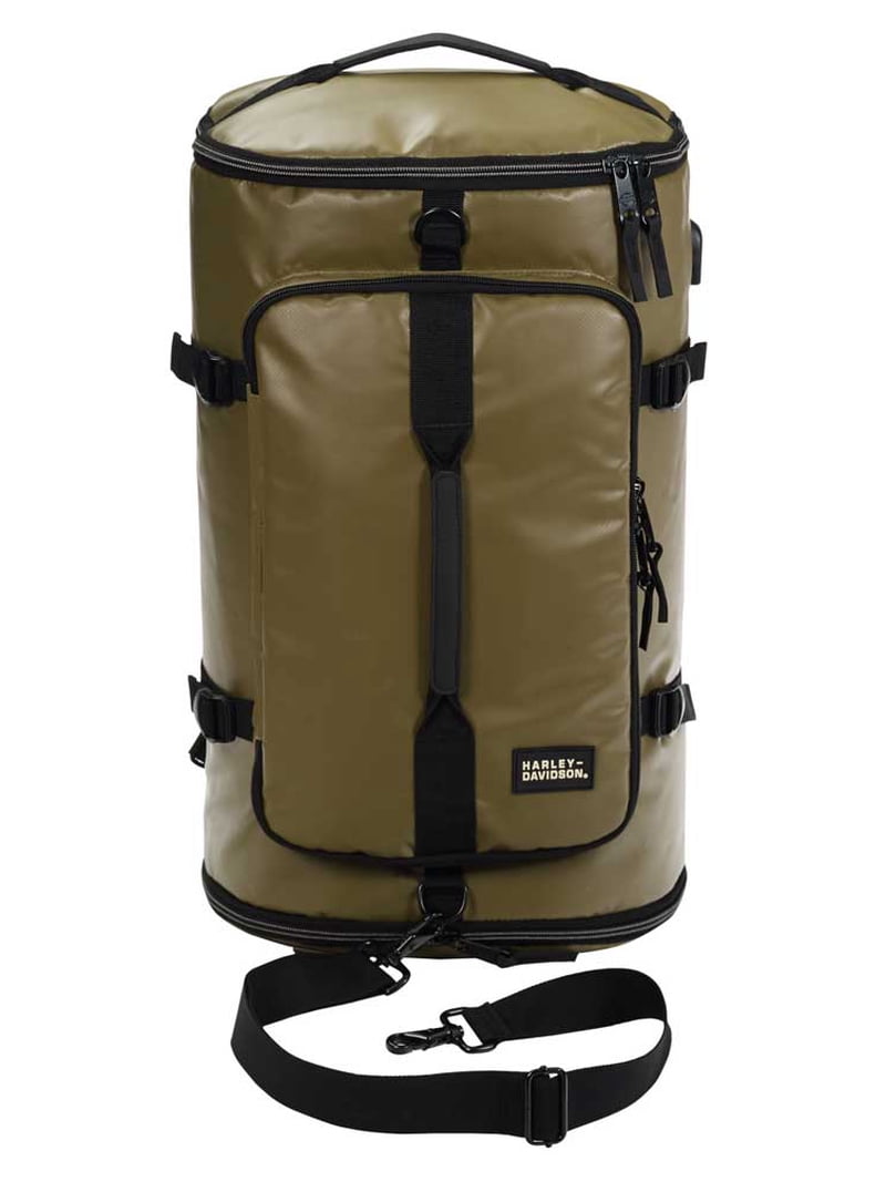 送料無料 新品 HARLEY DAVIDSON ハイブリッドダッフルバックパック Harley-Davidson Water-Resistant Travel Hybrid Duffel Bag/Backpack