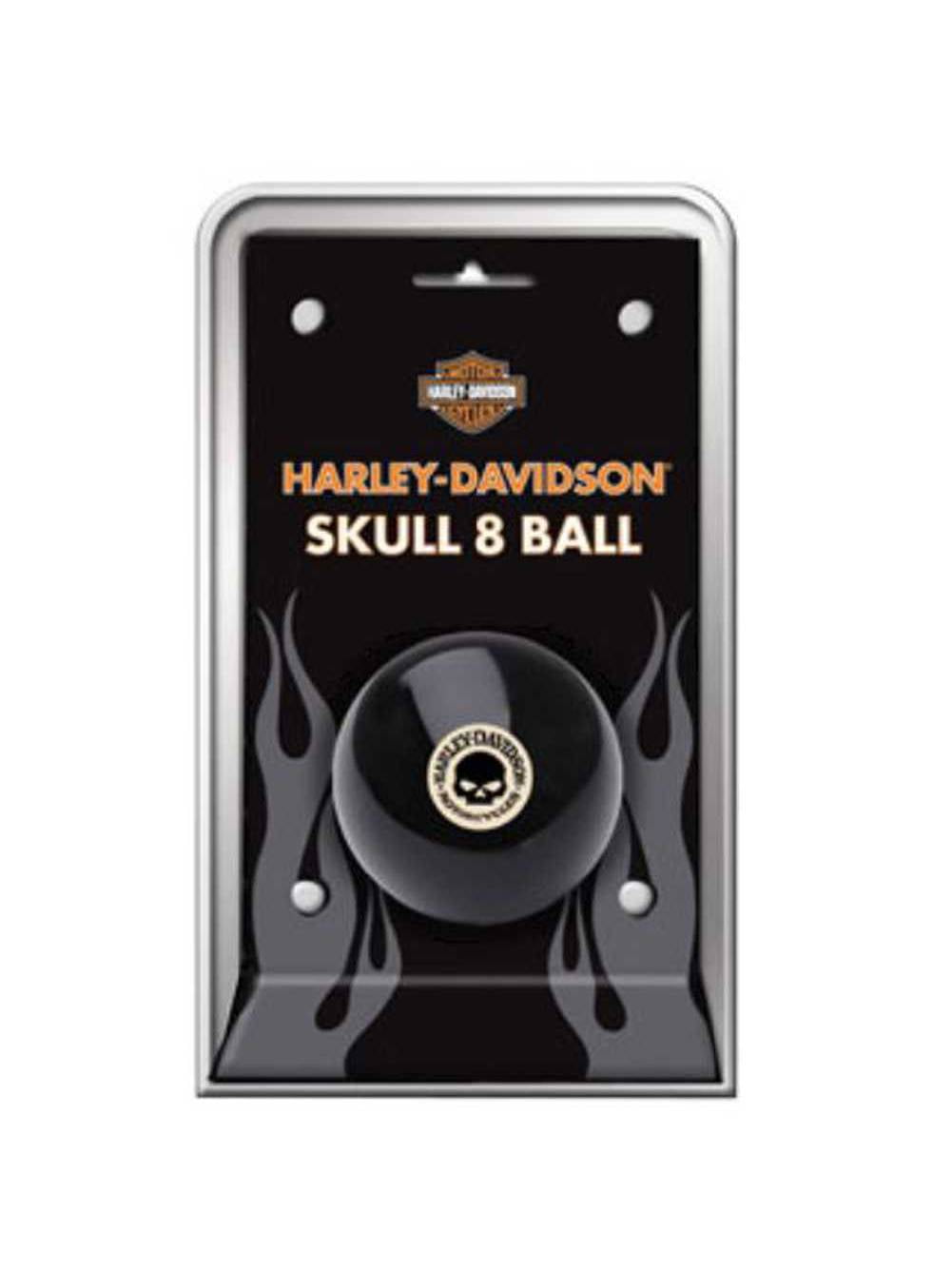Harley-Davidson Willie G Skull 8 Ball Pool, Black 2.25 in Diameter HDL-11151, Harley Davidson