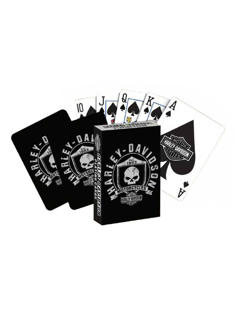 Harley-Davidson Willie G Skull & Shield Standard Size Playing Cards Deck  625, Harley Davidson - Walmart.com