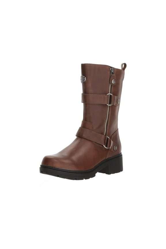 Women's Ardsley Motorcycle Boot, Brown, Size 5.0