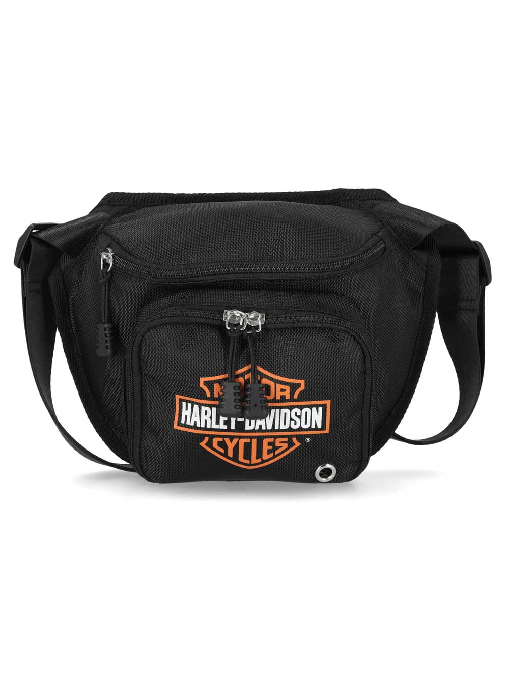 Harley-Davidson Women's Bar & Shield Nylon Fanny Pack Adjustable Waistband