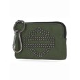 thumbnail image 1 of Harley-Davidson Women's Bar & Shield Studded Key Case Polyester Pouch – Olive, Harley Davidson, 1 of 3