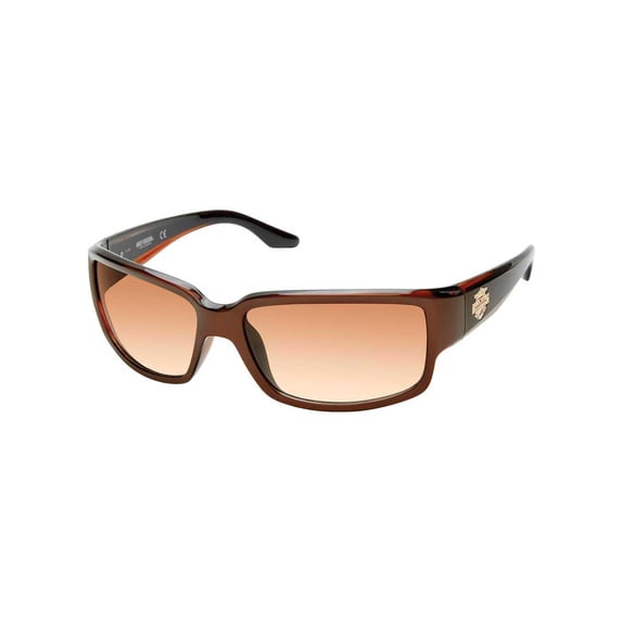 Harley-Davidson Women's Bejeweled B&S Sunglasses, Brown Frame & Gradient Lenses, Harley Davidson