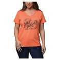 thumbnail image 1 of Harley-Davidson Women's Bling Headline Raw-Edge V-Neck Short Sleeve Tee (L), Harley Davidson, 1 of 2