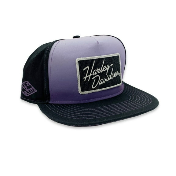 Harley-Davidson Women's Born 2 Ride Flat Bill Black Baseball Cap