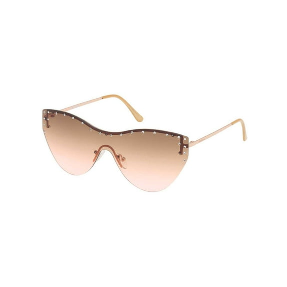 Harley-Davidson Women's Cat-Eye Rhinestone Sunglasses, Gradient Brown/Pink Lens, Harley Davidson