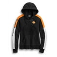thumbnail image 1 of Harley-Davidson Women's Colorblock Zip-Front Hoodie - 96419-20VW - Large, 1 of 9