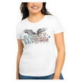 thumbnail image 1 of Harley-Davidson Women's Eagle Tattered Crew-Neck Short Sleeve Tee - White (XS), Harley Davidson, 1 of 2