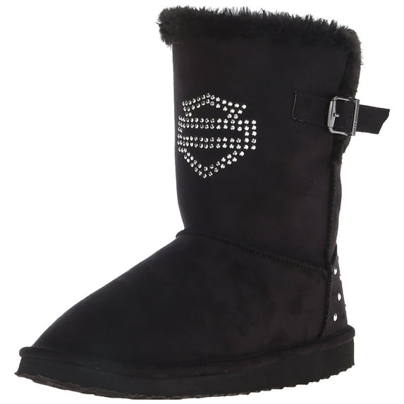 Harley-Davidson Women's Emmalyn Motorcycle Shoe, Black, 11 M US