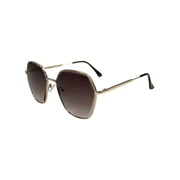 Harley-Davidson Womens Fashion Sunglasses, Gold Frame & Gradient Brown Lenses, Harley Davidson