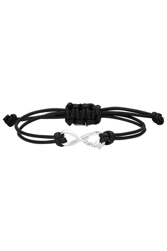 Women's Harley Infinity Wax Adjustable Cord Bracelet HDB0423, Harley Davidson