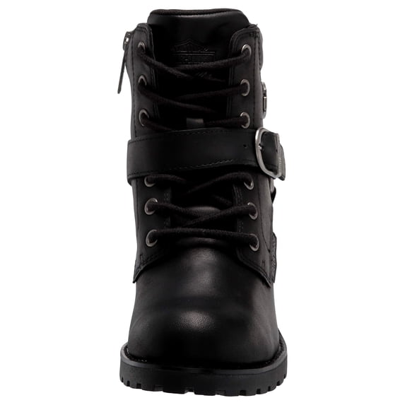Harley-Davidson Women's Howell 5" Lace Motorcycle Boot BLACK