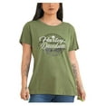 thumbnail image 1 of Harley-Davidson Women's Inked Stamp Foiled Scoop Neck Short Sleeve Tee (S), Harley Davidson, 1 of 2