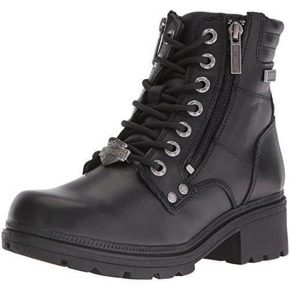 Harley-Davidson Women's Inman Mills Motorcycle Boot BLACK