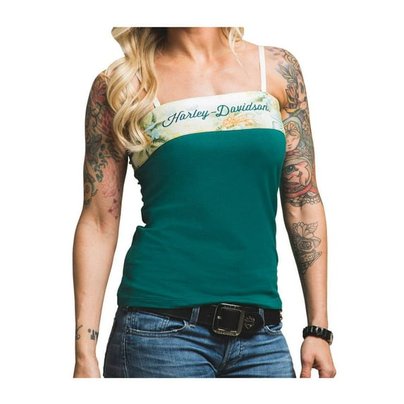 Harley-Davidson Women's Machine Love Convertible Tube Top Tank H475-HB7P (XL), Harley Davidson