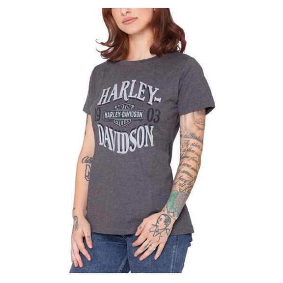 Harley-Davidson Women's New Vintage Short Sleeve Crew-Neck Tee - Nine Iron (2XL), Harley Davidson