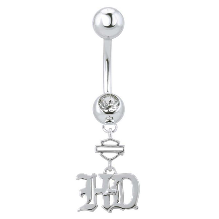 Harley davidson belly rings deals