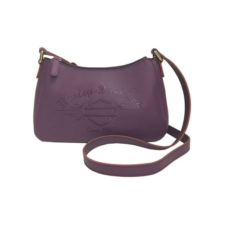 Purple harley davidson purse sale