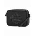 thumbnail image 1 of Harley-Davidson Women's Studded Bar & Shield Camera Crossbody Bag Purse – Black, Harley Davidson, 1 of 4