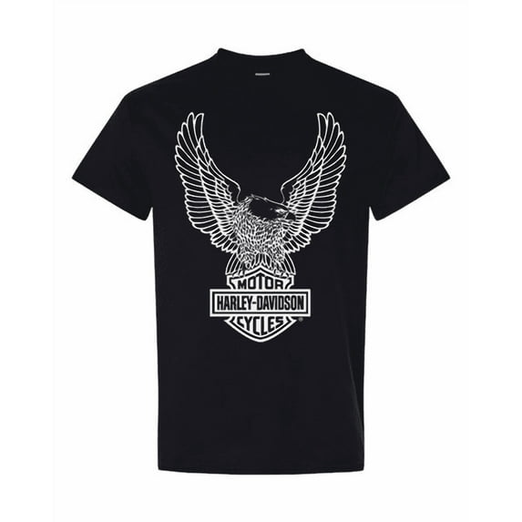Harley-Davidson Wrench Eagle T-Shirt – Vintage Biker Mechanic Graphic Tee for Men
