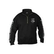 Harley-Davidson X-Large Mens Lightening Chest 1/4 Zip Cadet Pullover Sweatshirt XL 30293887