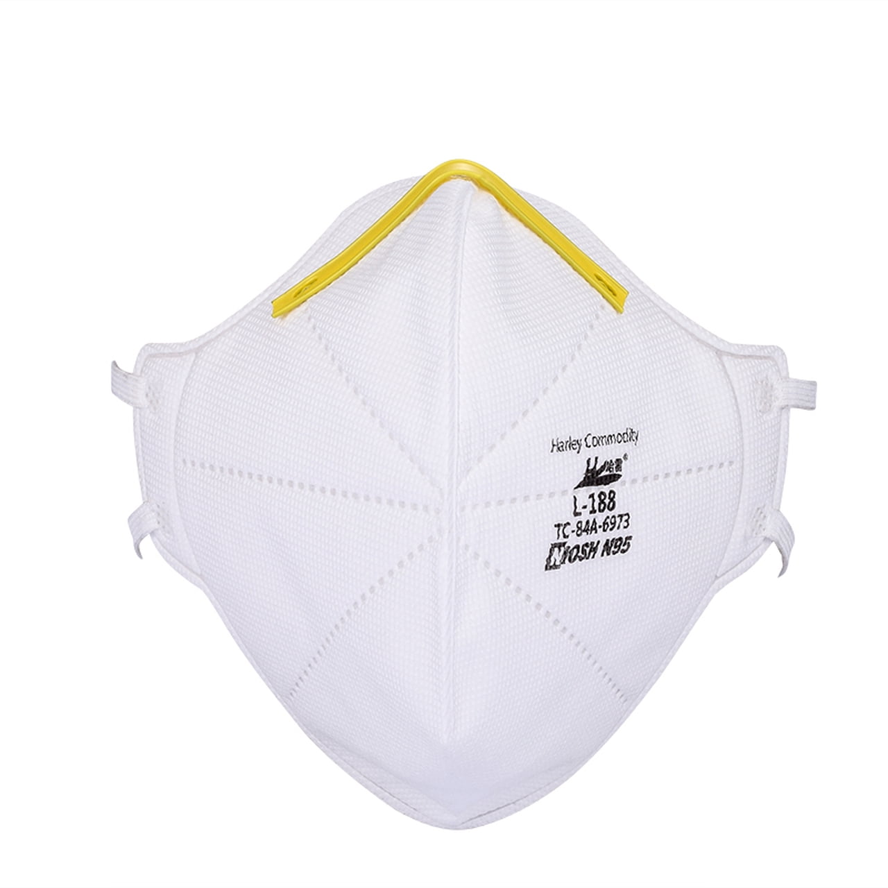Harley Face Mask-Model L-188-Approved-20 per Box. Latex-free. with Two Horizontal Straps Behind the Head.