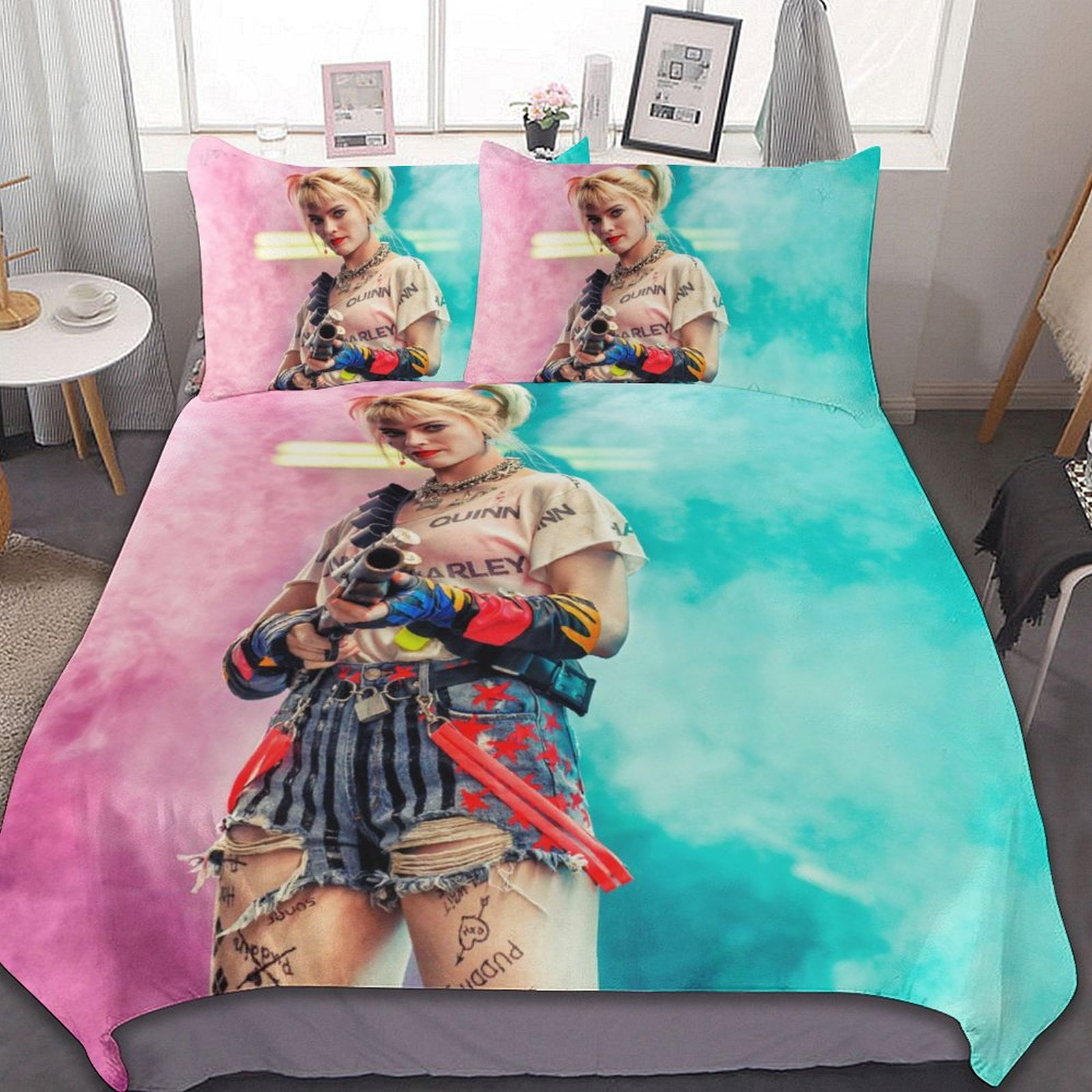 Harley quinn best sale blanket set