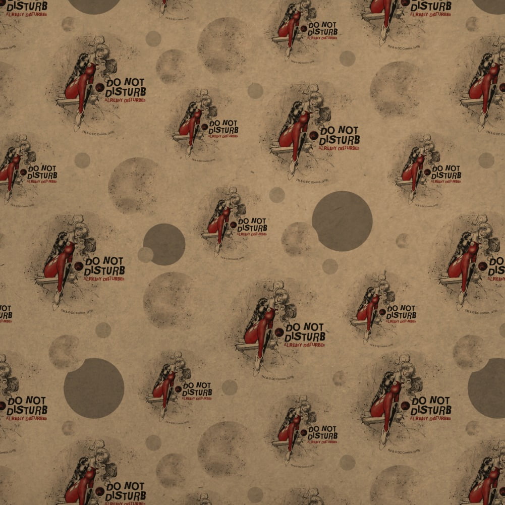 Harley Quinn Already Disturbed Premium Kraft Gift Wrap Wrapping Paper Roll