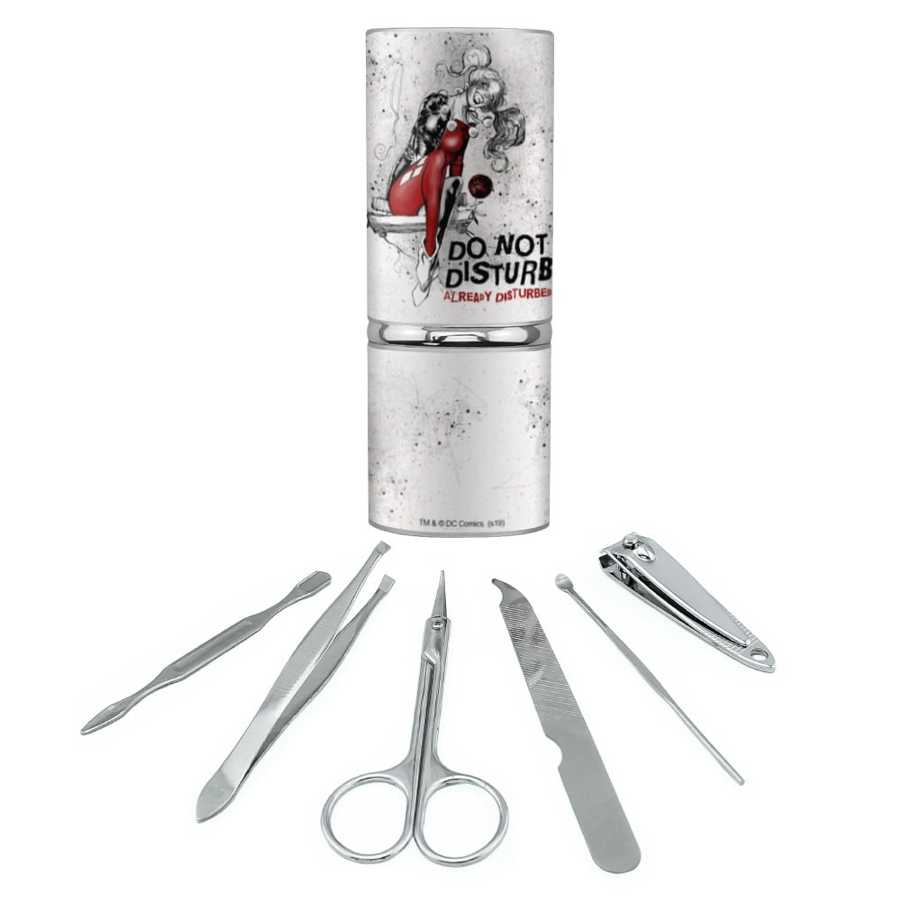 Harley Quinn Already Disturbed Stainless Steel Manicure Pedicure Grooming Beauty Care Travel Kit - Walmart Business Supplies Harley Quinn Already Disturbed Stainless Steel Manicure Pedicure Grooming Beauty Care Travel Kit - Walmart Business Supplies