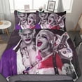 thumbnail image 1 of Harley Quinn And Joker 3 Pieces Bedding Sets Comfortable Soft Comforter Sets Decoration Bedroom Gifts With 1 Duvet Cover 2 Pillowcases, 1 of 7