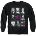 thumbnail image 1 of Harley Quinn Animated Series Group Heads Unisex Adult Crewneck Sweatshirt (3X-Large) Black, 1 of 1