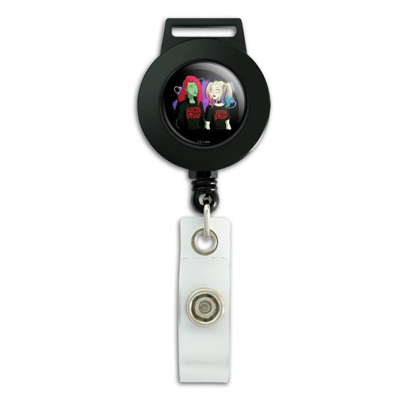 Harley Quinn Animated Series Harley and Ivy Lanyard Retractable Reel Badge ID Card Holder