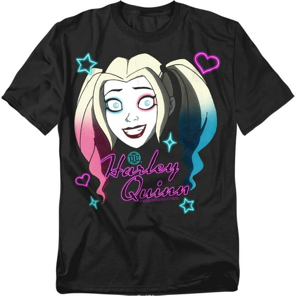 Harley Quinn Animated Series T-Shirt Harley Head Unisex Graphic Tee for Men & Women