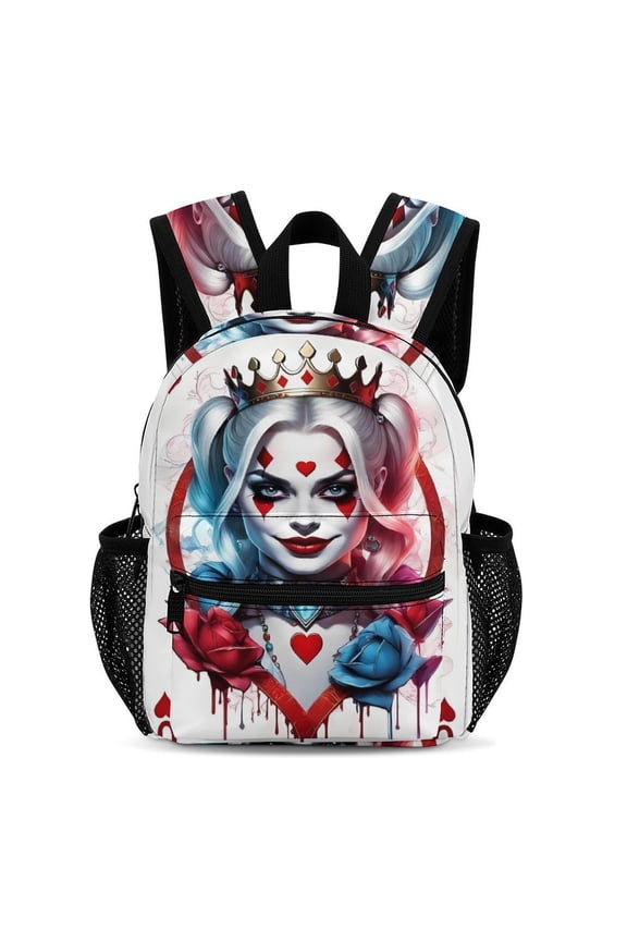 Harley-Quinn Backpack, Fashion Casual Travel Bag Back to School Supplies Multi-purpose Laptop Backpack School Backpack