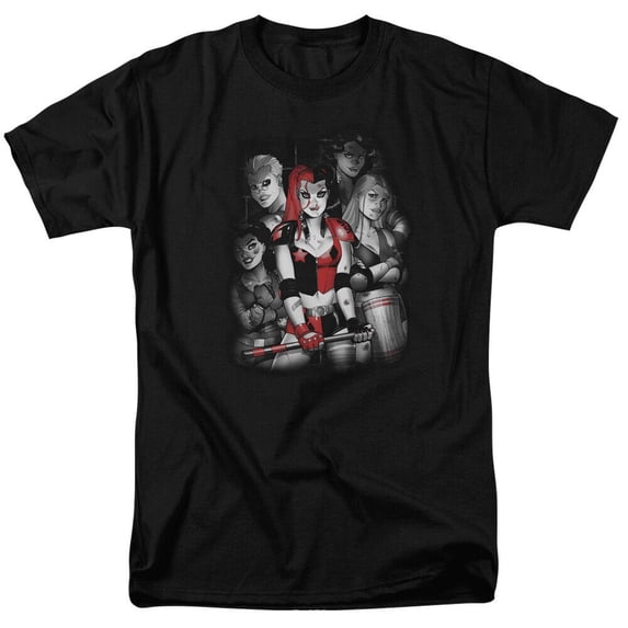 Book Compic Harley Quinn Bad Girls T Shirt Licensed Comic Book Tee Black - Walmart.com