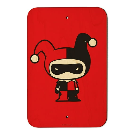 Harley Quinn Cute Chibi Character Home Business Office Sign