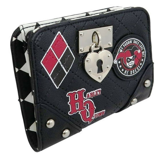Harley Quinn Deluxe Locket Style Bi-Fold Wallet