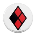 thumbnail image 1 of Harley Quinn Diamond Logo Pinback Button Pin, 1 of 5