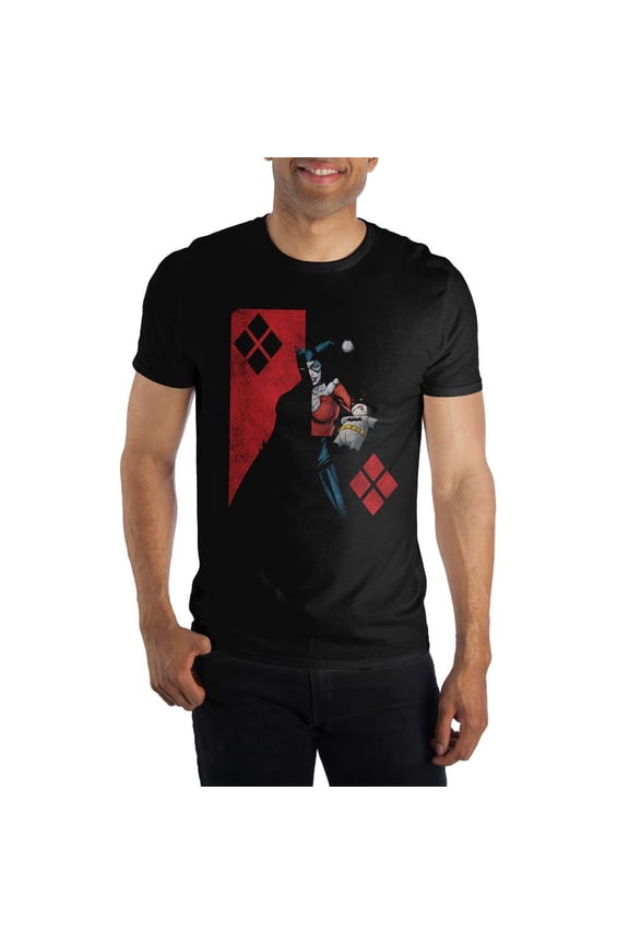 Harley Quinn Diamonds Men's Shirt-XX-Large