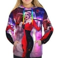 thumbnail image 1 of Harley Quinn Film Sweatshirt For Womens Fashion Hoodies Pullover Athletic Daily Hoody Hooded Clothing Gift Small, 1 of 7