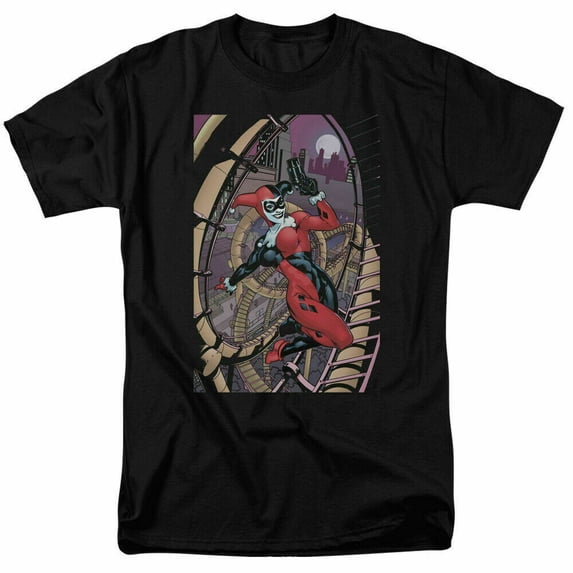 Harley Quinn First T Shirt Licensed Comic Book Tee Black - Walmart.com