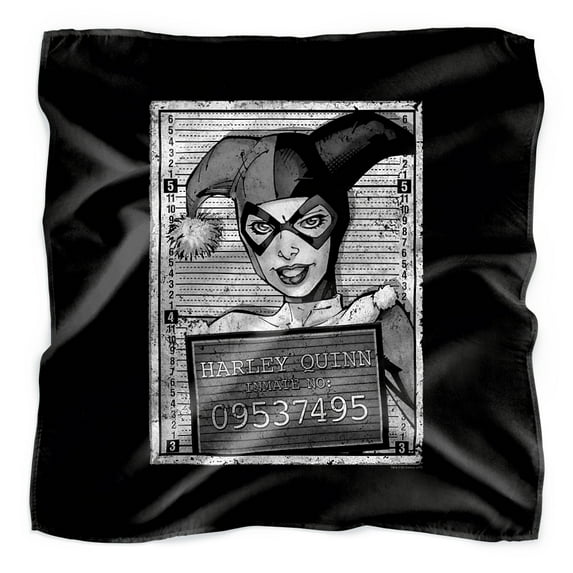 Harley Quinn Inmate Bandana (21 in x 21 in)