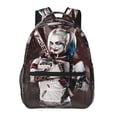 thumbnail image 1 of Harley Quinn Joker Laptop Backpack Daypack Large Capacity Multipurpose Travel Bags Lightweight Satchel Rucksack, 1 of 6
