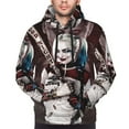 thumbnail image 1 of Harley Quinn Joker Sweatshirt For Mens Fashion Hoodies Pullover Athletic Daily Hoody Hooded Gift, 1 of 5