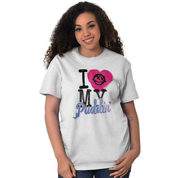 Harley Quinn Ladies TShirts Tees T For Women I Love My Puddin Comic Book Hero Villain Nerd