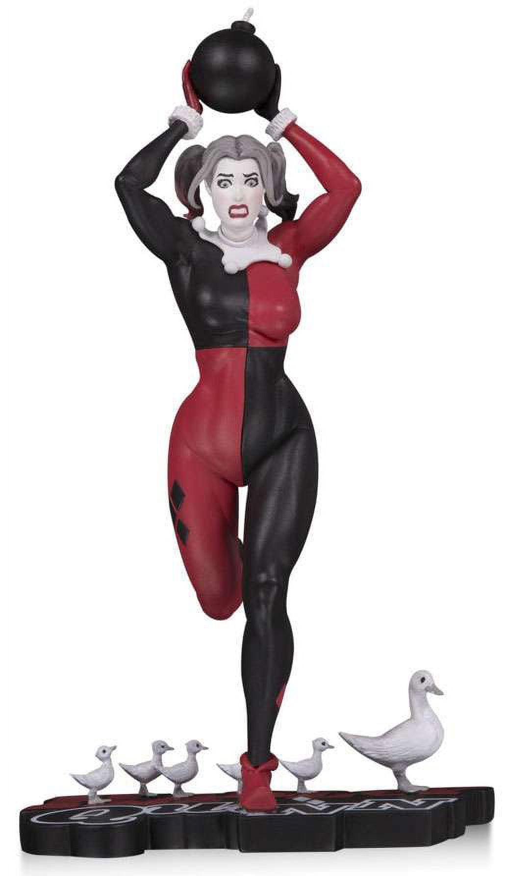Harley Quinn Red White & Black Statue by Frank Cho