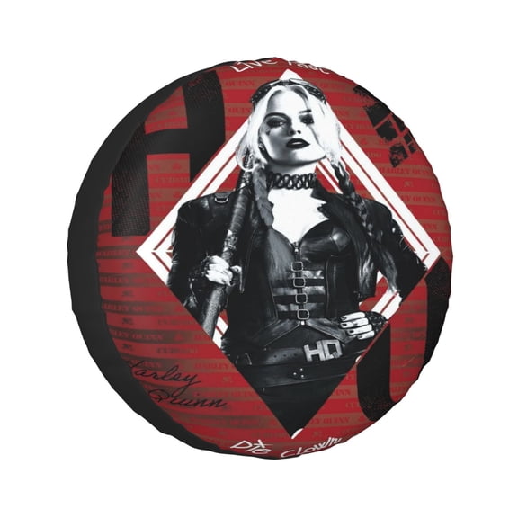 Harley Qu-in Spare Tire Cover Waterproof Dust-Proof Tire Wheel Protector Universal Fit for Suv Truck Travel Trailer And Many Vehicles