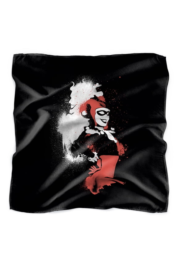 Harley Quinn Splattered Couple Bandana (21 in x 21 in)