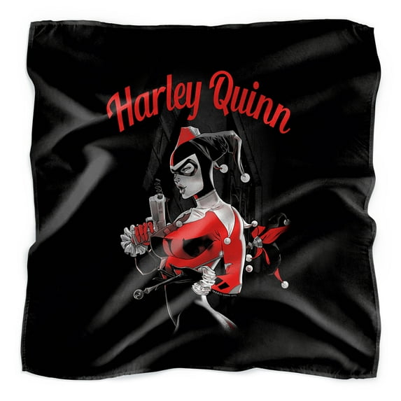 Harley Quinn Spring Gun Bandana (21 in x 21 in)